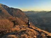 59 Caldi colori del tramonto sulla Val Serina